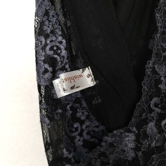 Wishlist Two Tone Lace Halter Teddy, Size 8, NWT - Picture 11 of 14